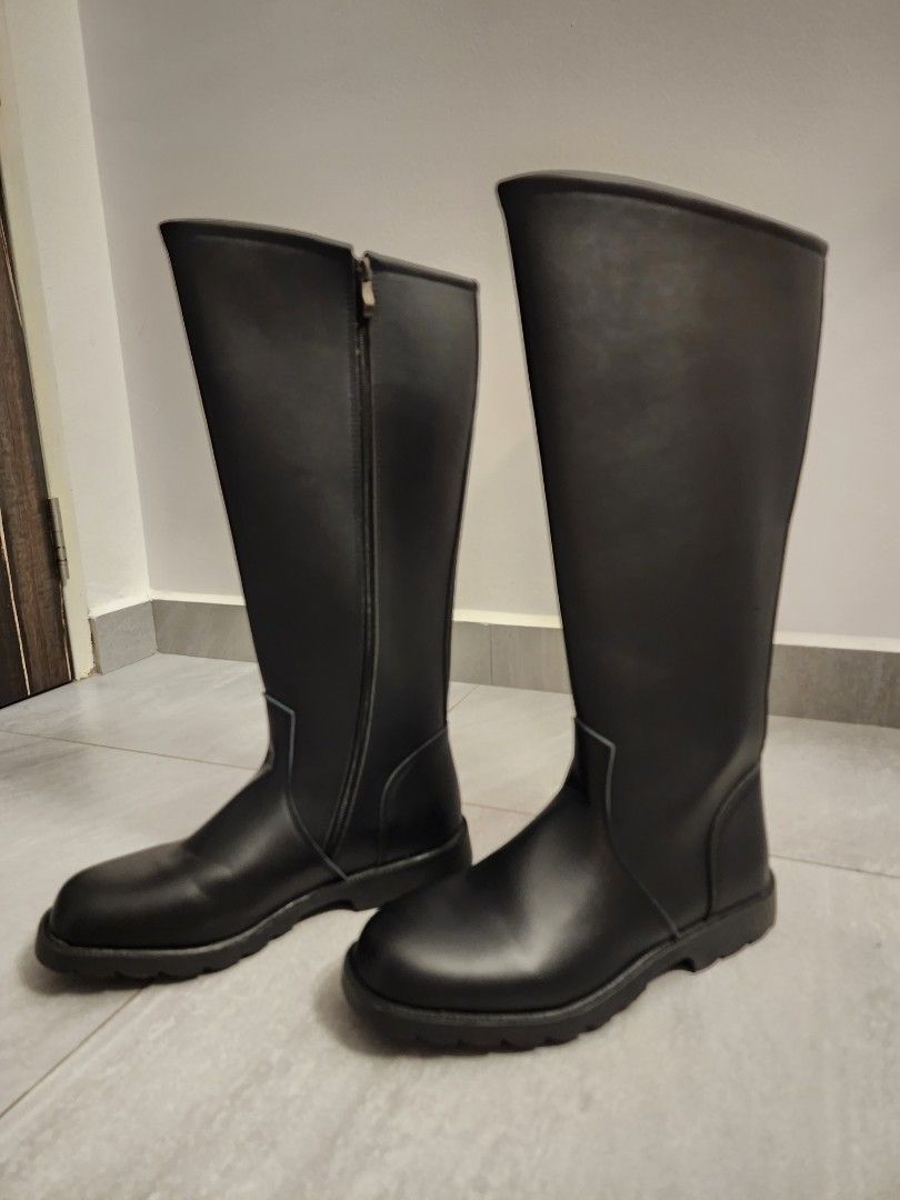 Pu leather clearance boots