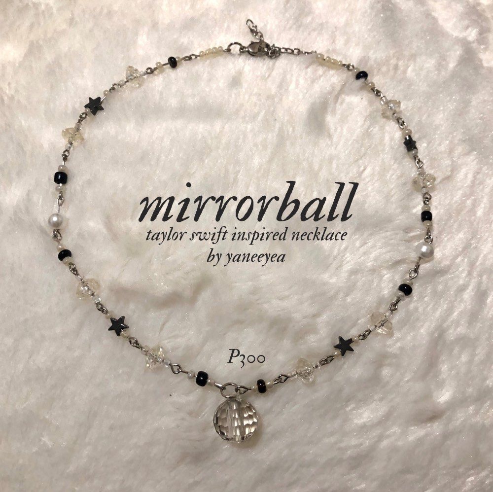 Taylor Swift Mirrorball inspired necklace, Women's Fashion, Jewelry