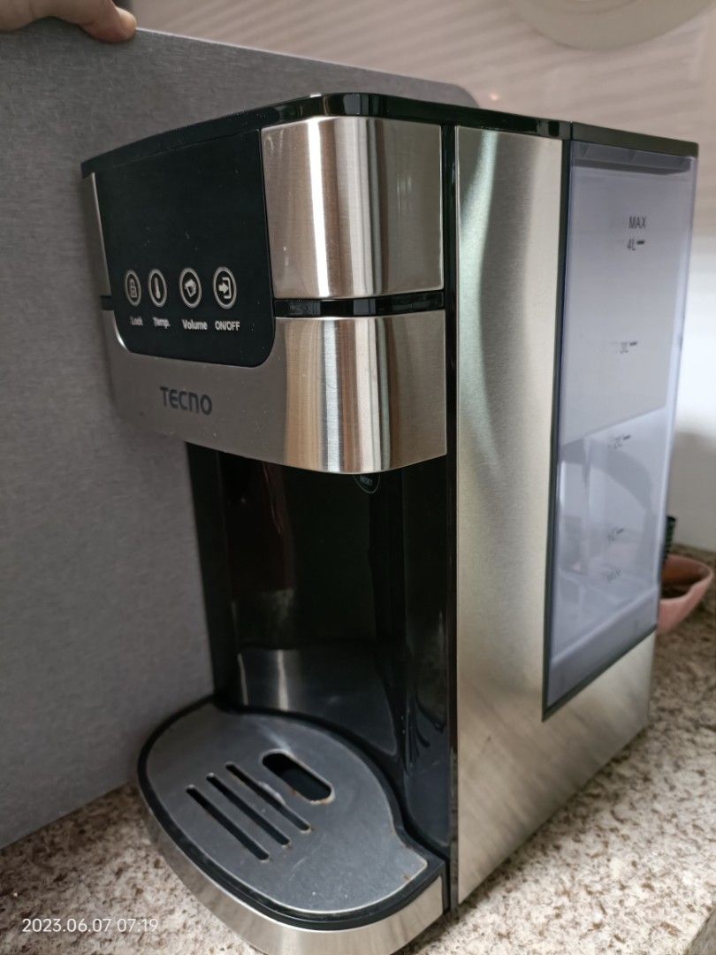 TECNO TID2208 V2 instant hot water dispenser w temperature control, TV