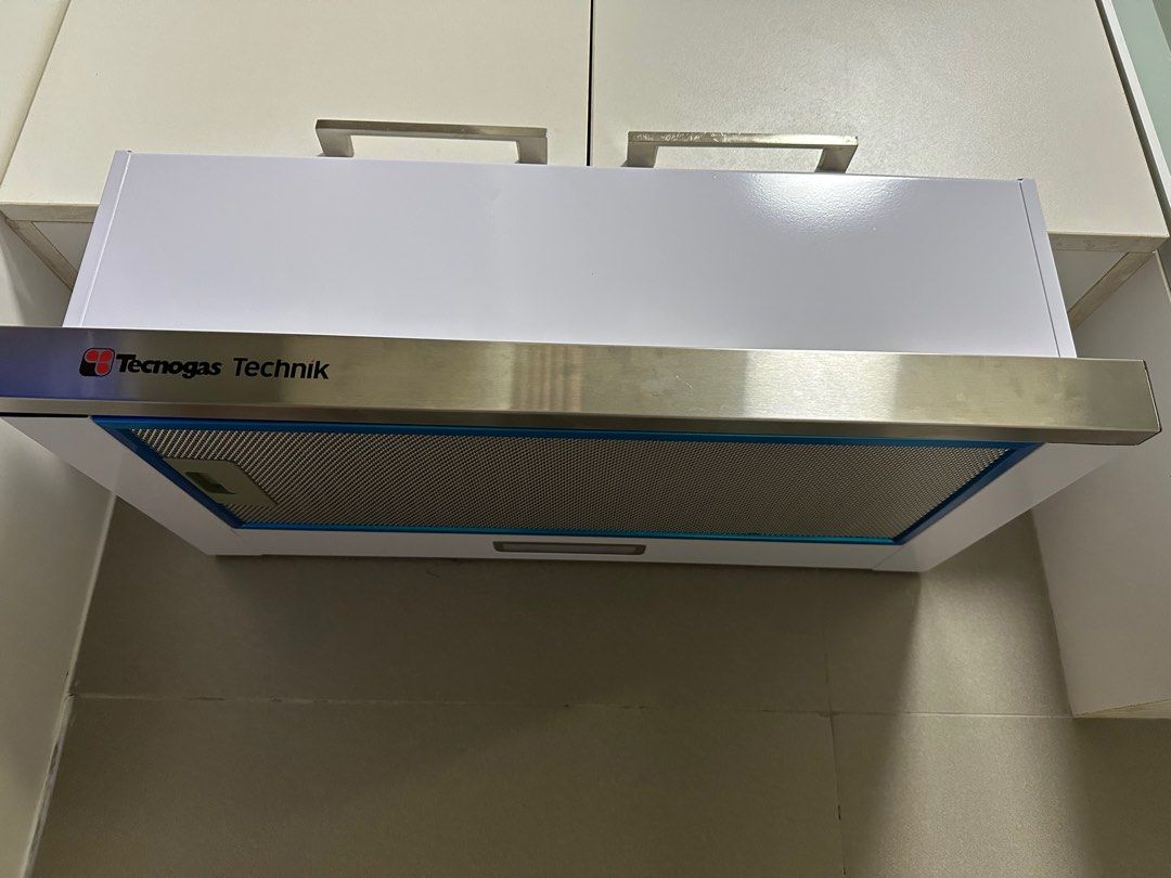 Tecnogas 60cm Double Motor Range Hood TRH6022IX (White with Stainless