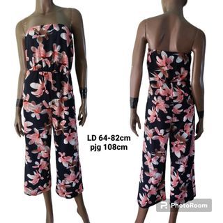 TEMT tube Floral Jumpsuit
