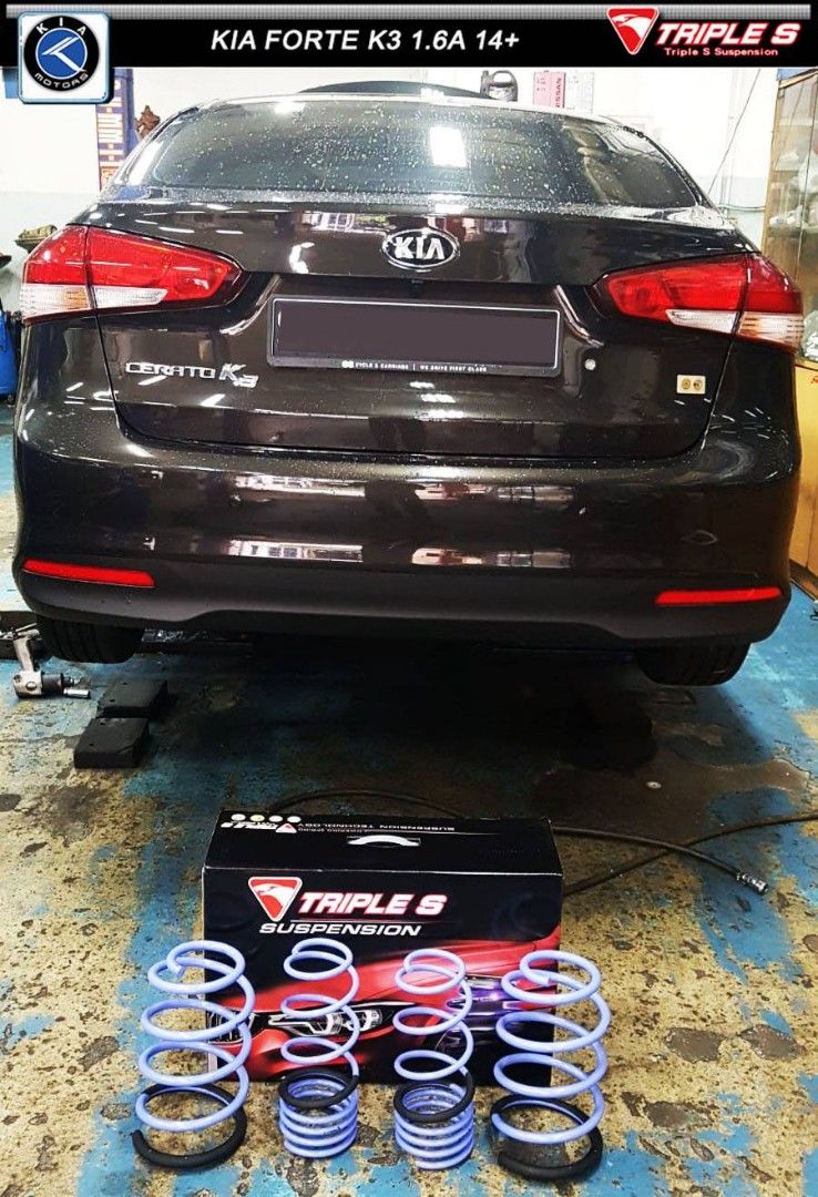 TRIPLE S lowering springs for KIA K3 (YD) / Hyundai Elantra (MD), Car ...