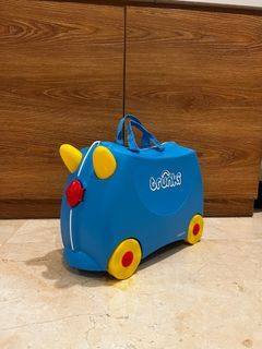Trunki Ride On Luggage / Koper Anak / Suitcase Terrance Biru