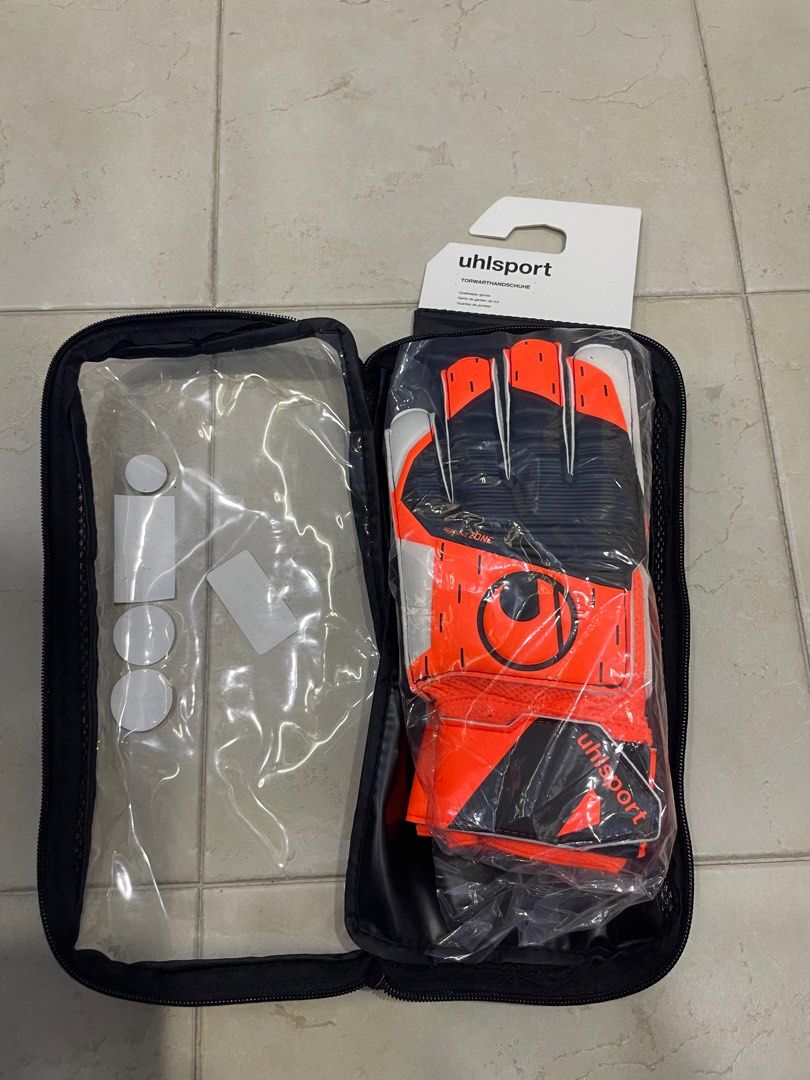 Goalkeeper Gloves Uhlsport Soft Flex Frame Jr Black