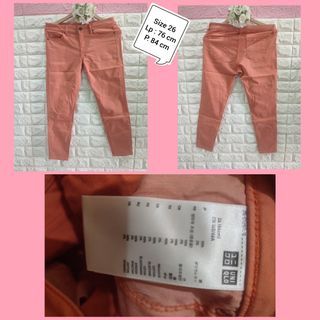 UNIQLO jeans orange 26