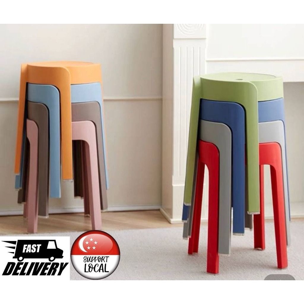 Designer plastic stool best sale