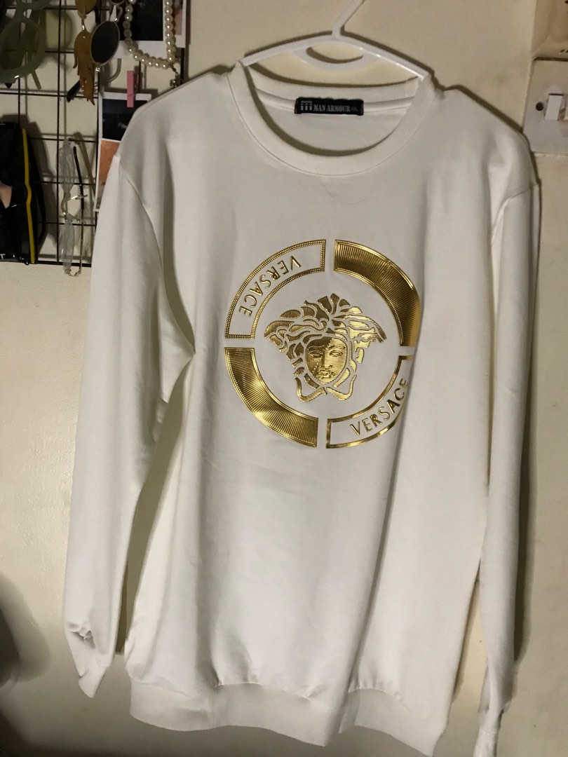 Versace sweatshirt white on sale