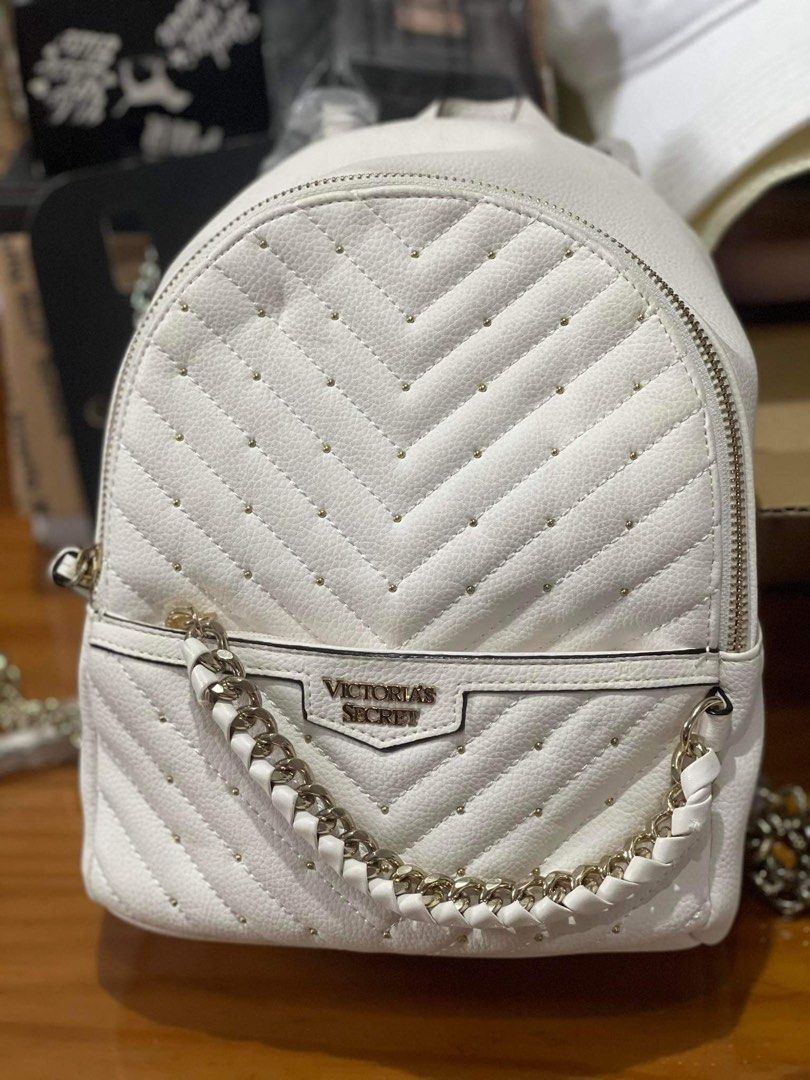 White victoria outlet secret backpack