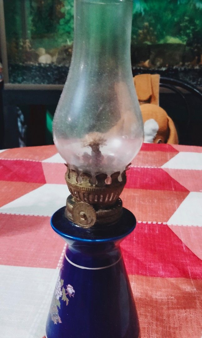 Vintage Oil Lamp on Carousell