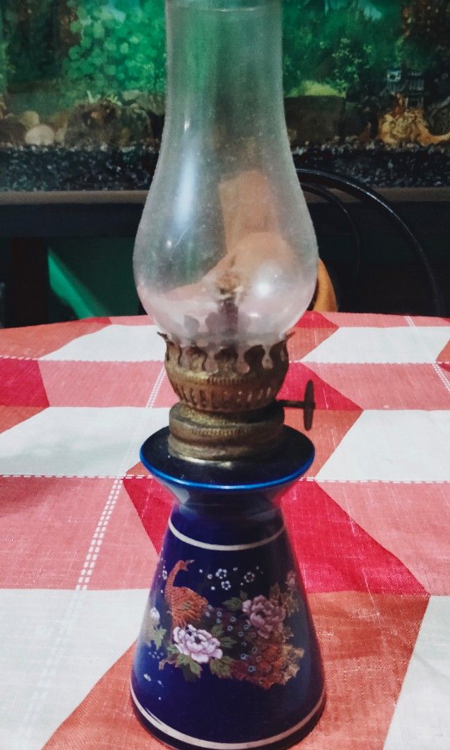 Vintage Oil Lamp on Carousell