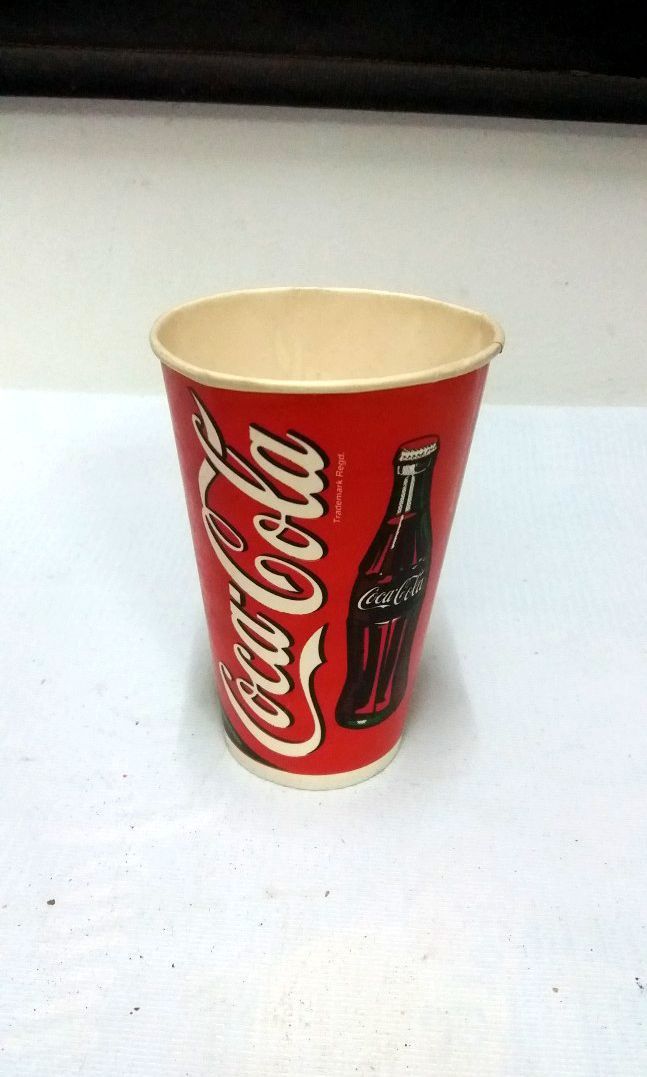 Vintage paper cup/cawan kertas lama coca cola enjoy, Hobbies & Toys ...