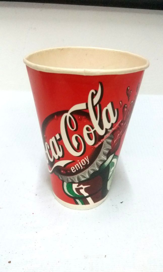 Vintage paper cup/cawan kertas lama coca cola enjoy, Hobbies & Toys ...