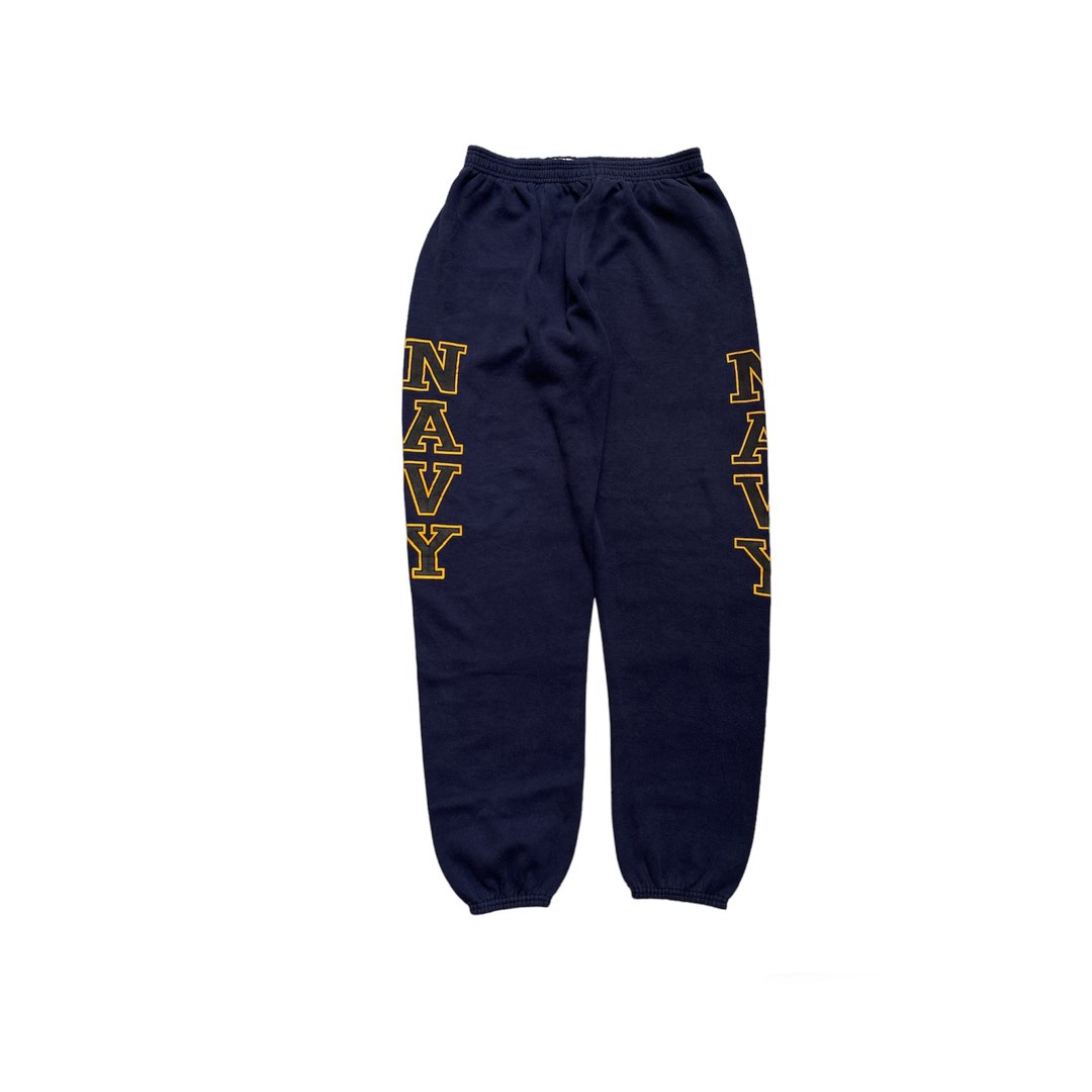 Vintage US NAVY Blue Jogging Pants on Carousell