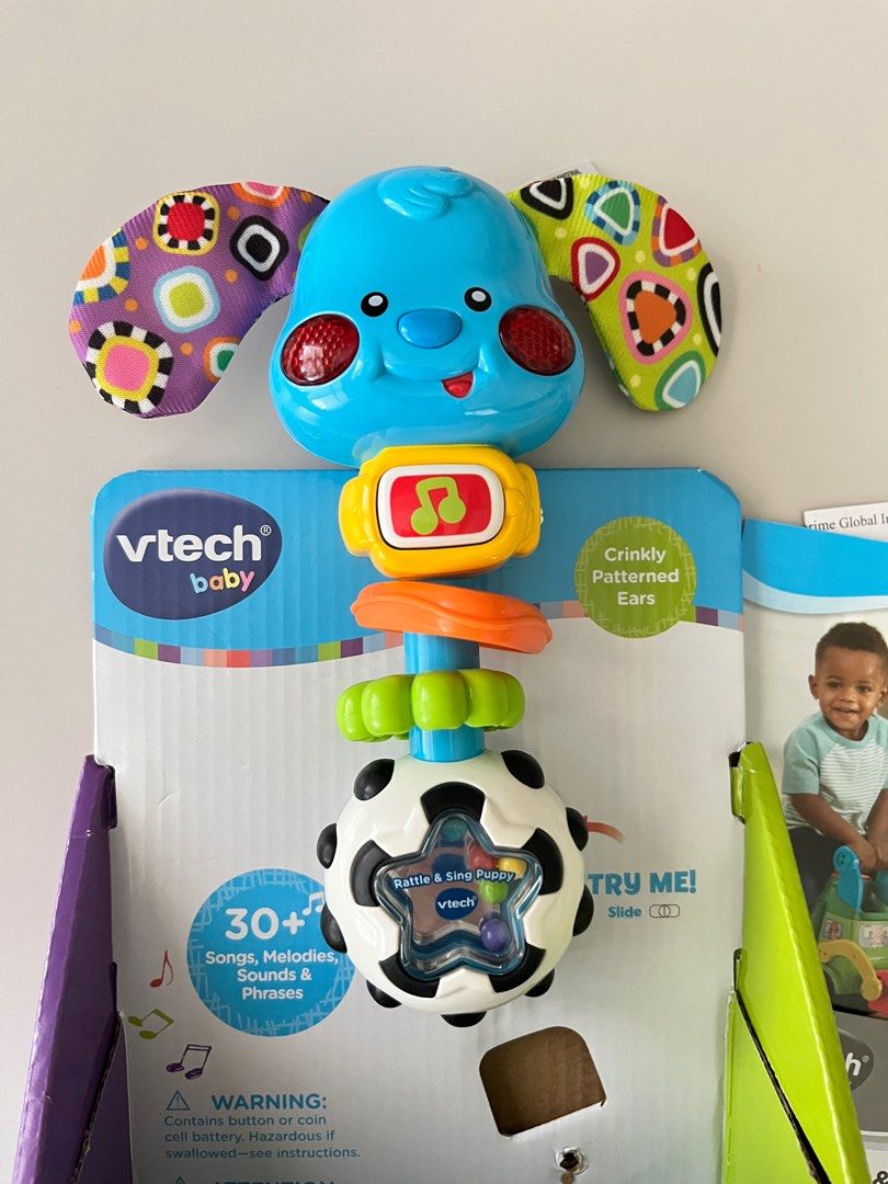 Vtech Playtime Puppy rattle and sing on Carousell