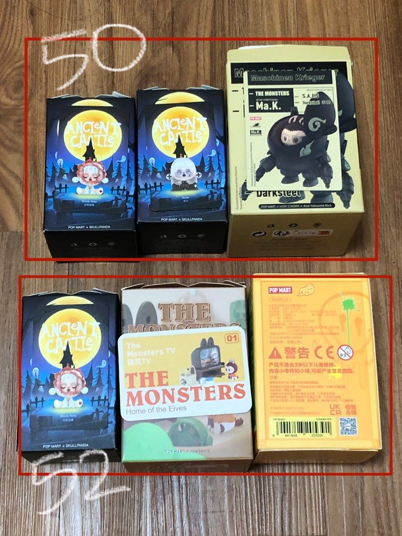 wts popmart skullpanda labubu crybaby bloody rose, Hobbies & Toys, Toys ...