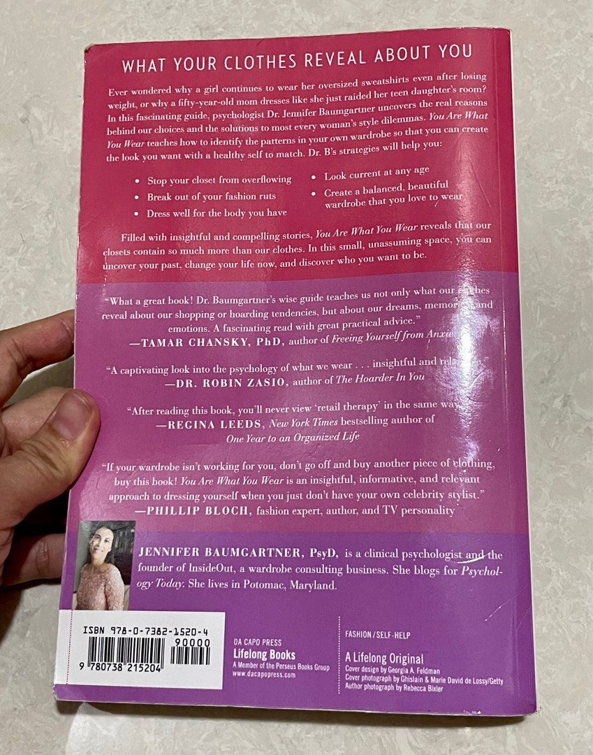 You are what you wear What your clothes reveal about you by Dr