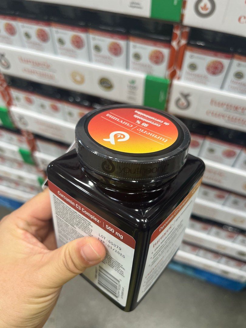 youtheory Turmeric Extra Strength 500 mg 120 Veggie Capsules, 健康及營養食用