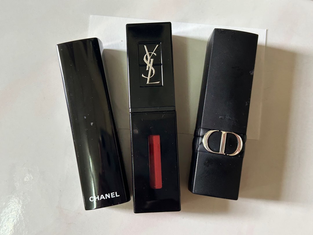 YSL DIOR CHANEL LIPSTICKS, Beauty & Personal Care, Face, Makeup on ...