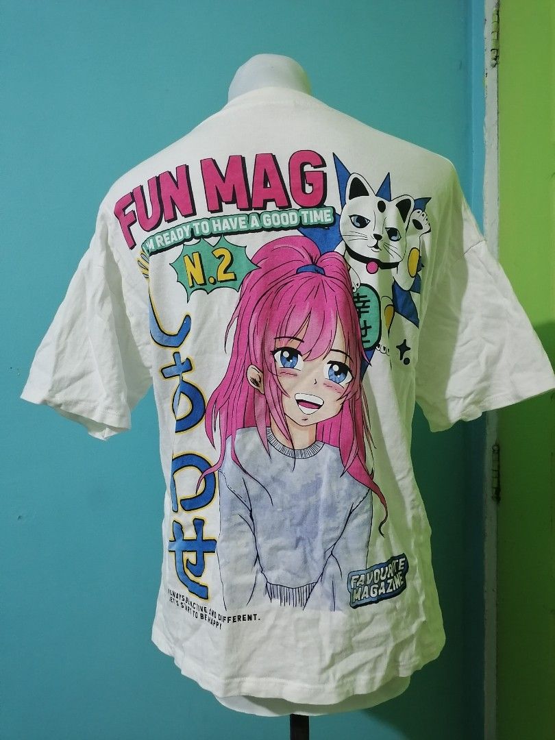 Zara Anime Linen Blend Shirt
