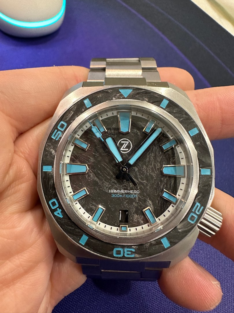 Zelos Hammerhead V3 Ti SW Limited Edition, Men's Fashion, Watches