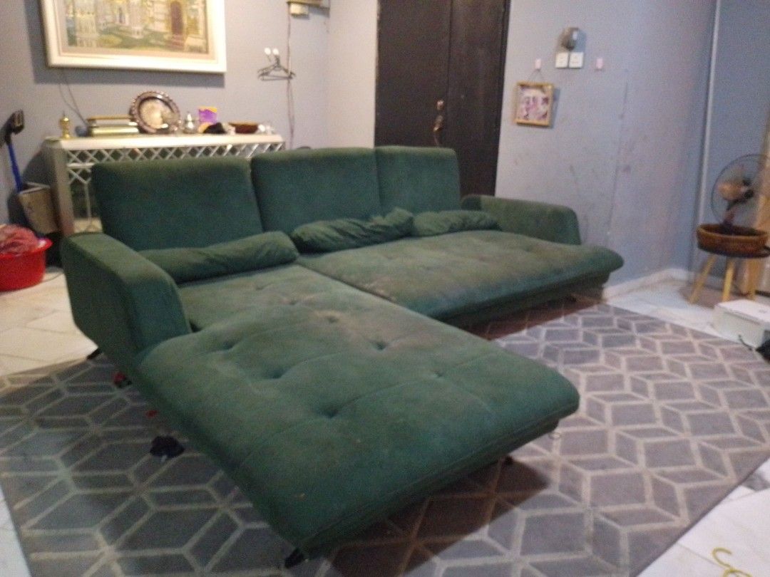 8 foot deals l shaped couch