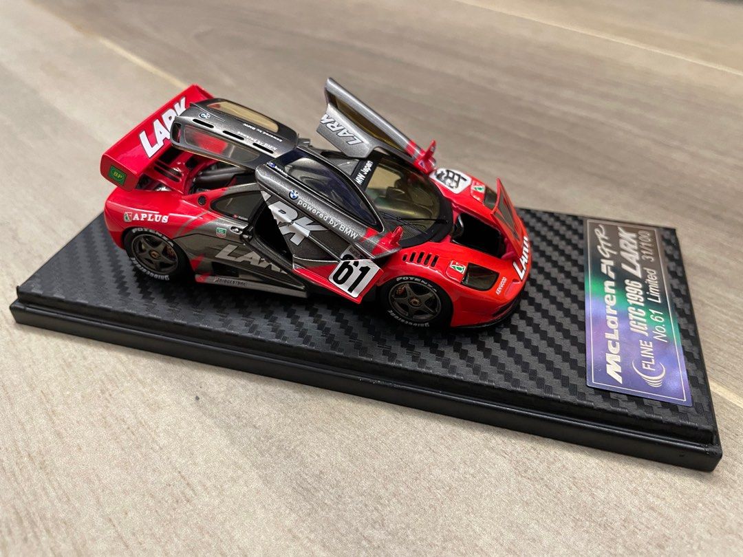 1/43 Fline Mclaren F1 GTR JGCT 1996 LARK (全開）, 興趣及遊戲, 玩具