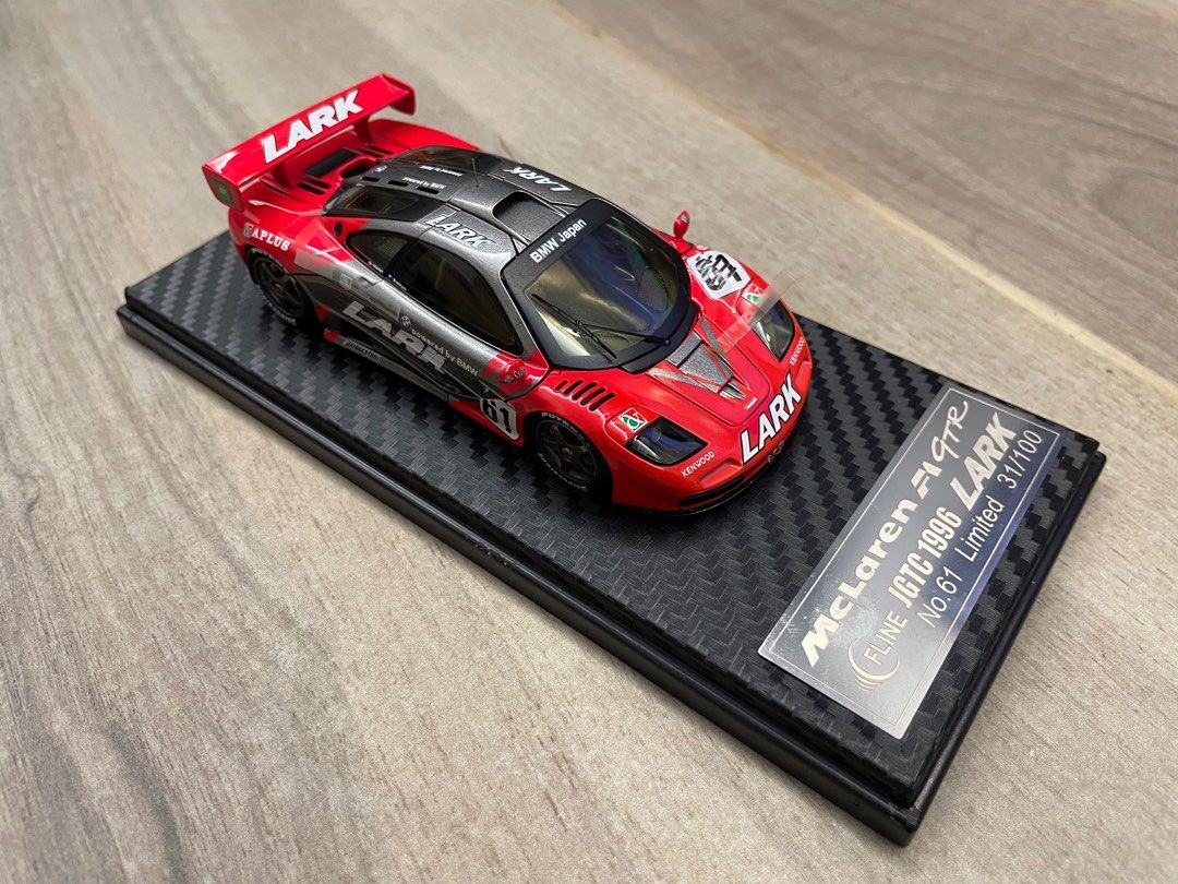 1/43 Fline Mclaren F1 GTR JGCT 1996 LARK (全開）, 興趣及遊戲, 玩具