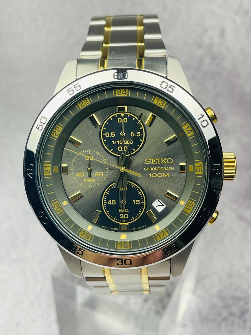 230486 Seiko Chronograph Men s Quartz Watch Ref SKS645P1 Men s