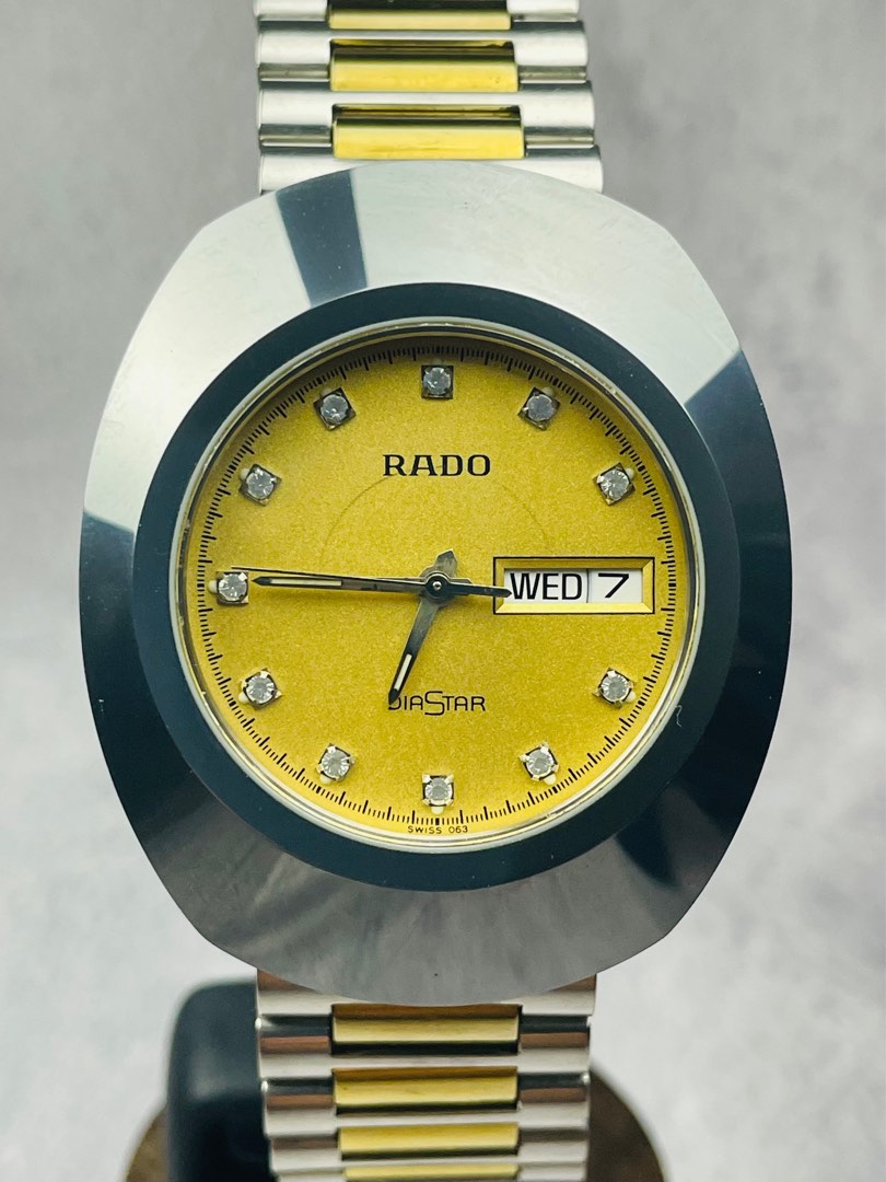 (230488) Rado Diastar Vintage Men's Quartz Watch Ref 114.0391.3