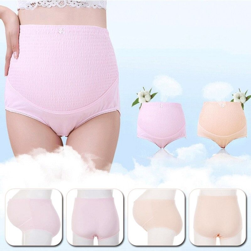 2pcs/ pack Breathable Cotton Adjustable Maternity Underwear 2nd