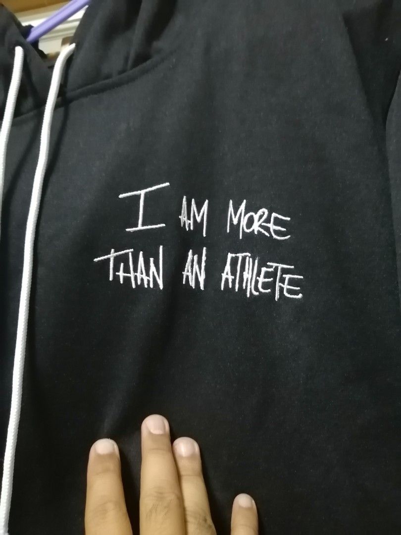 I am more than an athlete hoodie new arrivals