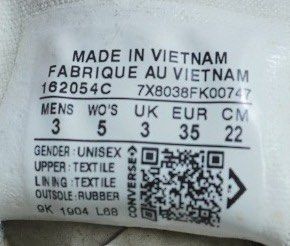 Converse ukuran 39 outlet berapa cm