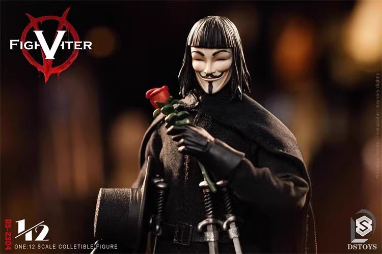 【預訂/批發】 1/12 DSTOYS DS 2304 V字仇殺者 V煞 V殺 V fighter, 興趣及遊戲, 玩具 & 遊戲類 ...