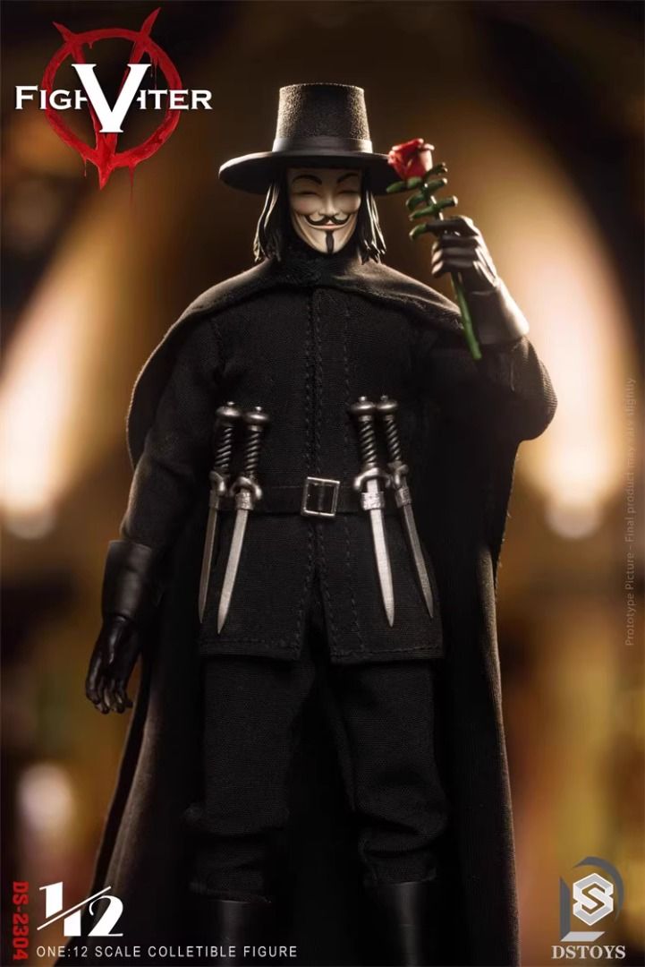 【預訂/批發】 1/12 DSTOYS DS 2304 V字仇殺者 V煞 V殺 V fighter, 興趣及遊戲, 玩具 & 遊戲類 ...