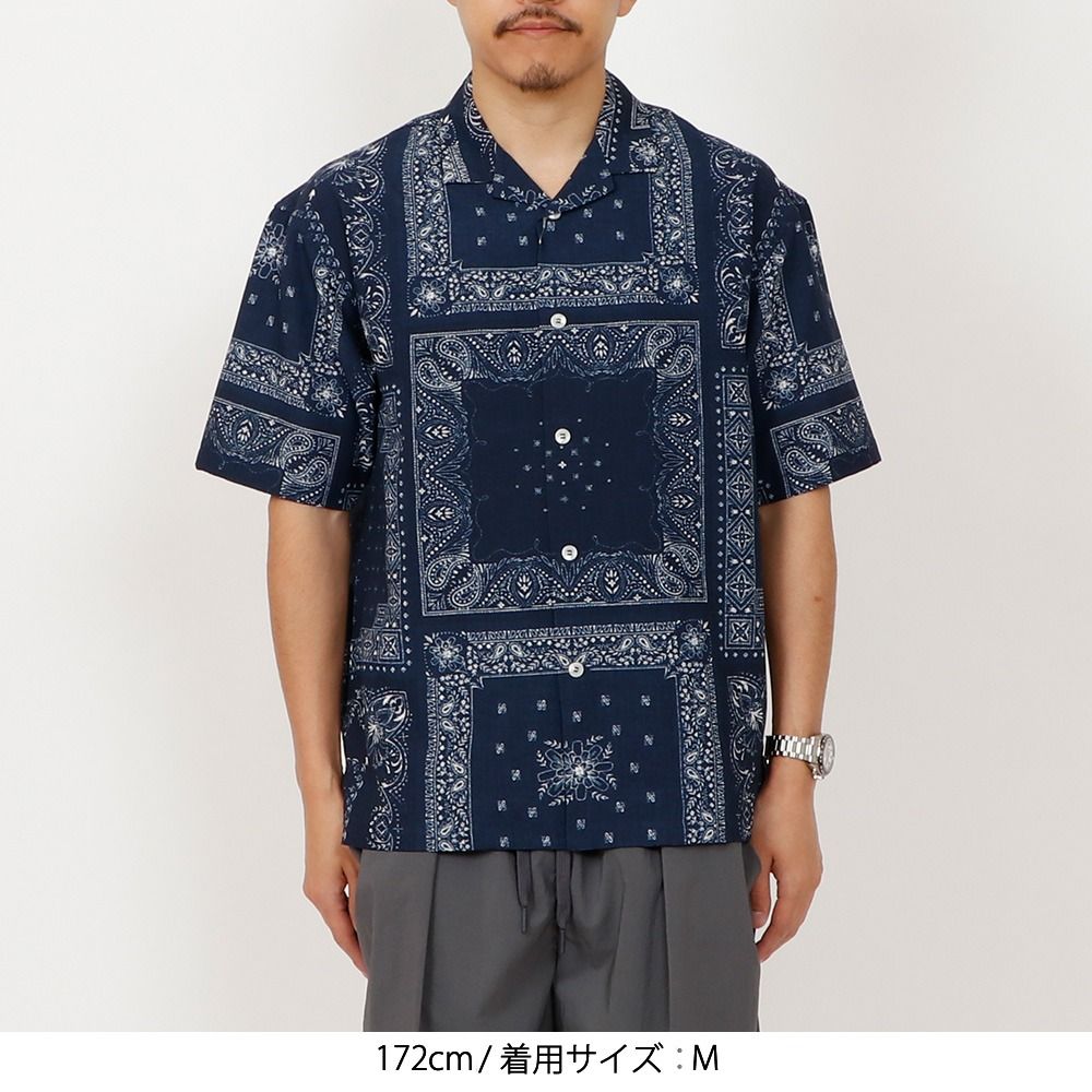 日版23春夏推出The North Face Men ALOHA VENT SHIRT Bandana print