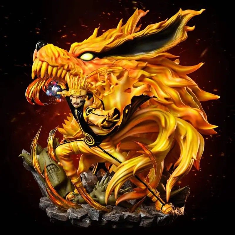 Action Figure Anime Naruto Mode Kyuubi Import, Toys & Collectibles