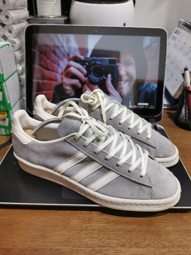 Adidas Campus 80s x J.Crew Gray White Original Collaboration