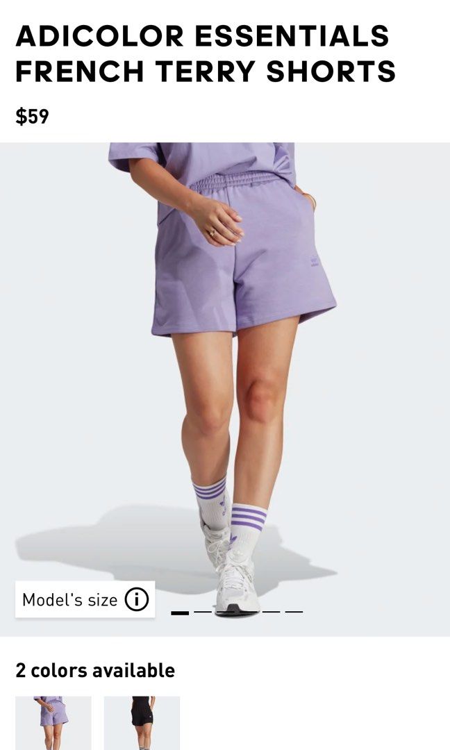 French terry shop shorts womens