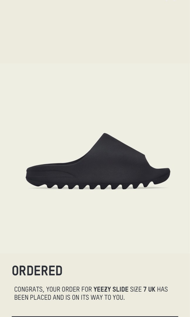 Adidas Yeezy Slide Onyx, Women's Fashion, Footwear, Slippers and slides on  Carousell