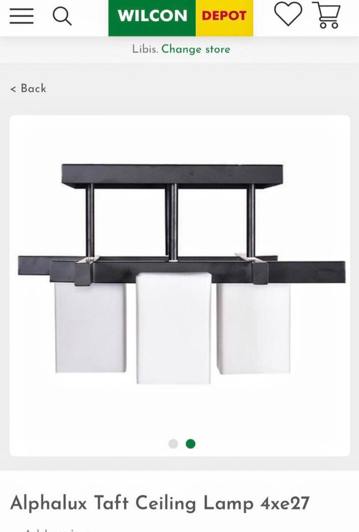Alphalux ceiling shop light