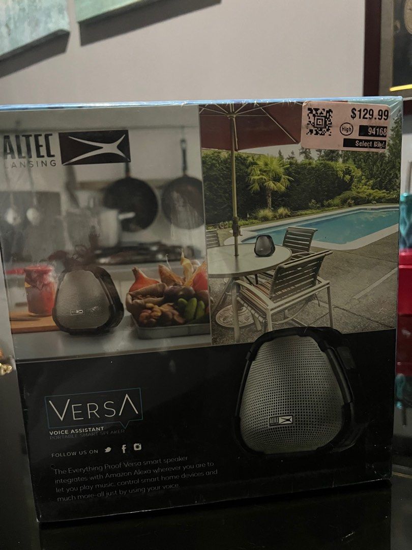 Altec lansing versa smart portable bluetooth speaker on sale