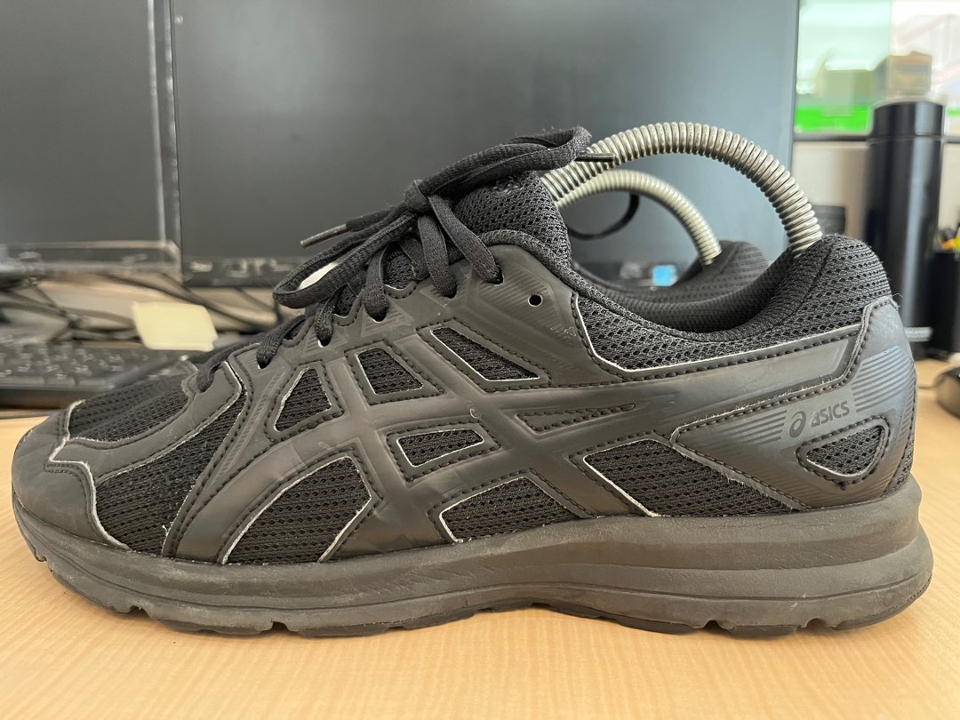 Asics original Triple Black Men s Fashion Footwear Sneakers on