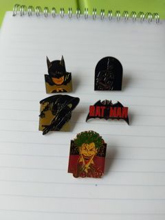 Assorted Vintage Batman Pins