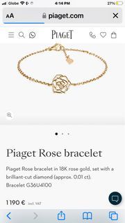 Auth Piaget rose bracelet x Cartier