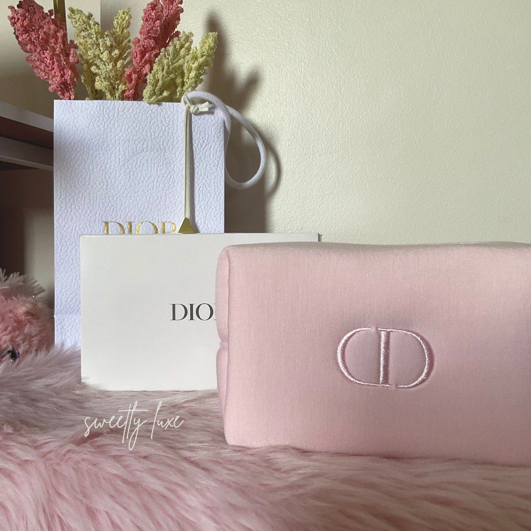 AUTHENTIC Dior Beauty Makeup Pouch Travel Organizer on Carousell