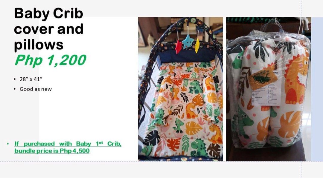 Baby 1st Crib with Playpen, Babies & Kids, Baby Nursery & Kids