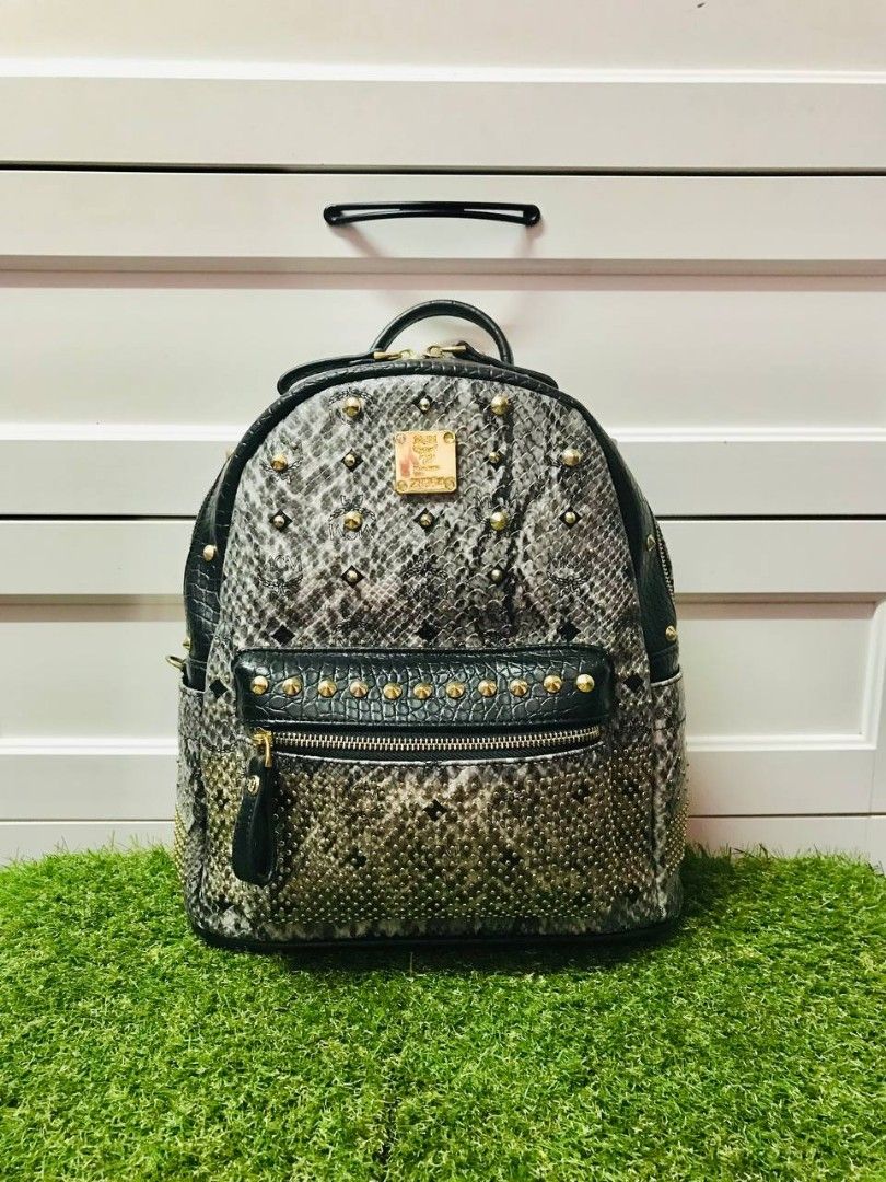 Mcm snakeskin clearance bag