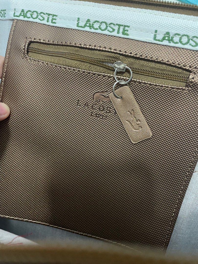 Lacoste bag 2024 original vs fake