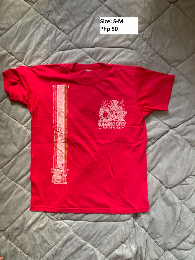 Baguio Shirt Red on Carousell