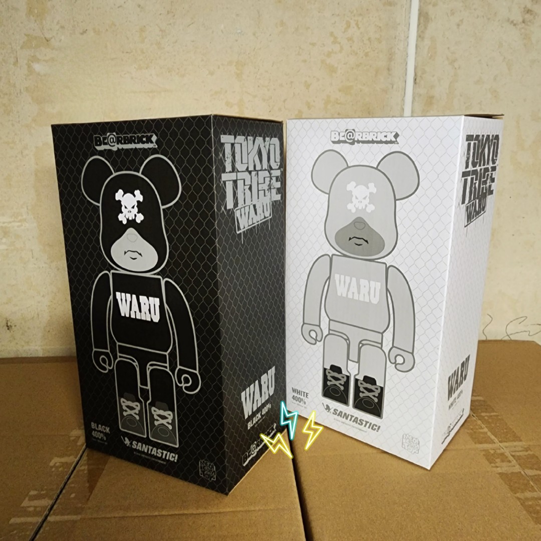 通販限定商品 BE@RBRICK TOKYO TRIBE WARU 400％ WHITE | www.butiuae.com